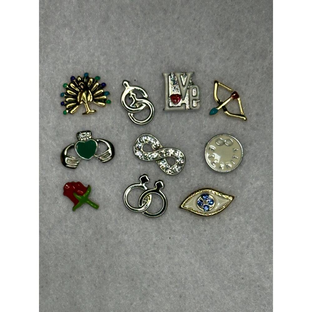 NEW Floating Charm Lot- ROMANCE, South Hill Designs, Custom Jewelry, Locket